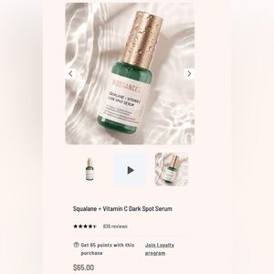 BIOSSANCE Squalane + Vitamin C Dark Spot Serum